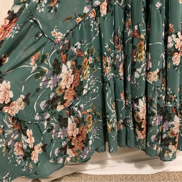 Baltic Born Katherine Maxi Dress Floral Short Sleeve NWT - Picture 5 of 12